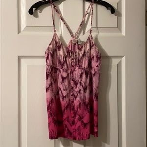 Billabong Pink Print Tank Top